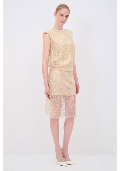 Pul Detaylı Kazak Triko modelleri