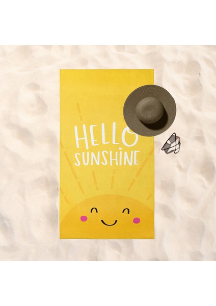 Hello Sunshine Plaj Havlusu - Microfiber fiyatları