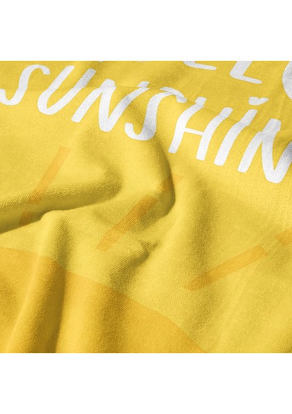 Hello Sunshine Plaj Havlusu - Microfiber indirimleri