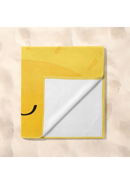 Hello Sunshine Plaj Havlusu - Microfiber