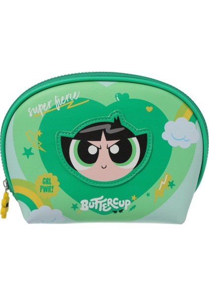 Powerpuff Girls Lisanslı Kozmetik Çantası - Buttercup