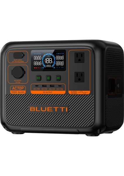 Bluettı AC70P Taşınabilir Güç Kaynağı - 1000W 864WH fırsatları