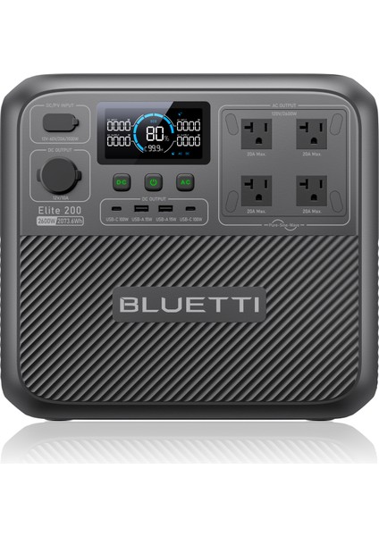 Elite 200 V2 Taşınabilir Güç Kaynağı - 2600W 2073WH