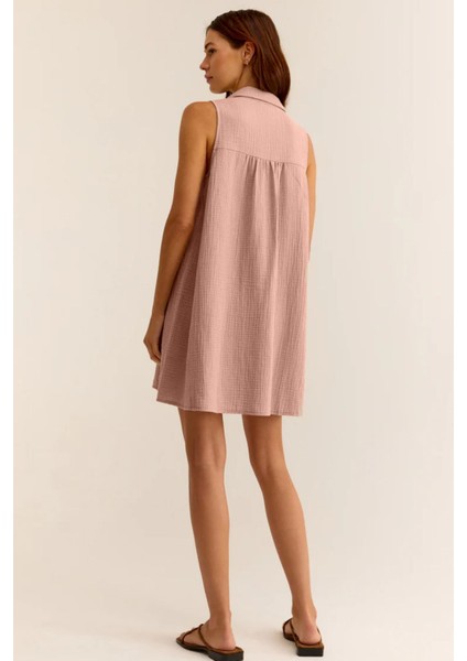 Müslin Mini Elbise - Cepli Plaj Elbisesi - Günlük Müslin Elbise - Plaj, Günlük. fiyatları