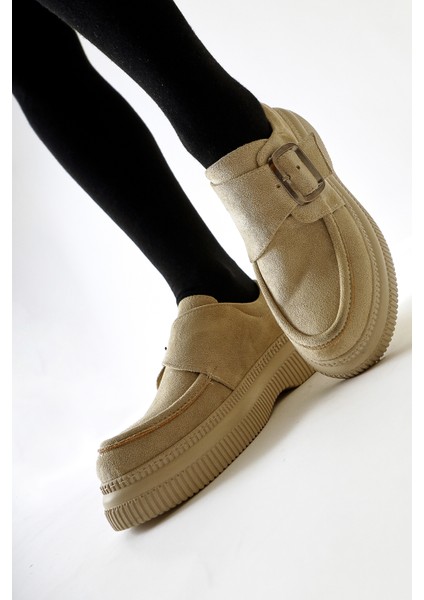 Evrim Bej Süet Toka Detaylı Günlük Ayakkabı