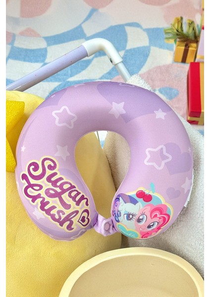 My Little Pony Lisanslı Hafızalı Köpük Boyun Yastığı (Mor) fırsatları