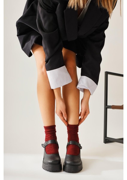 Roseanna Siyah Kalın Tabanlı Topuklu Tek Bantlı Günlük Ayakkabı fiyatları