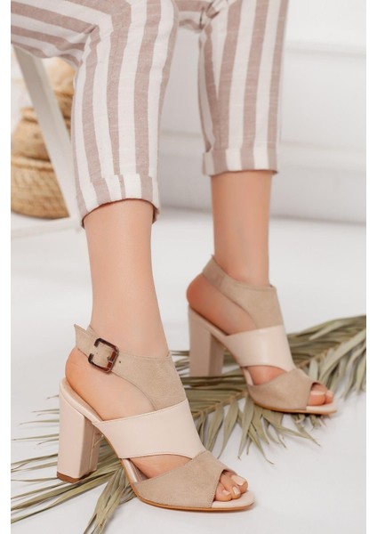 Magdalena Ten Yüksek Topuk Açık Burun Sandalet fiyatları