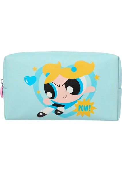 Powerpuff Girls Lisanslı Kare Kozmetik Çantası - Bubbles modelleri