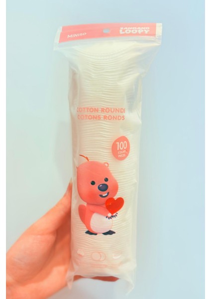 Zanmang Loopy Lisanslı Makyajtemizleme Pamuğu 100 Adet