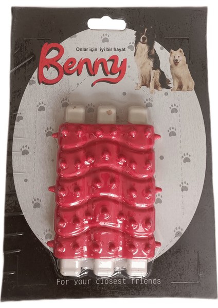 Benny Diş Kaşıma Köpek Oyuncağı Kaburga 10 cm 3 Lü fiyatları