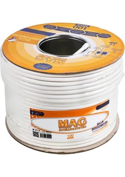 Rg6-U4 Plus Trishield Anten Kablosu 100 Metre fiyatları