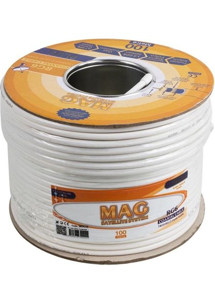 Rg6-U4 Plus Trishield Anten Kablosu 100 Metre modelleri