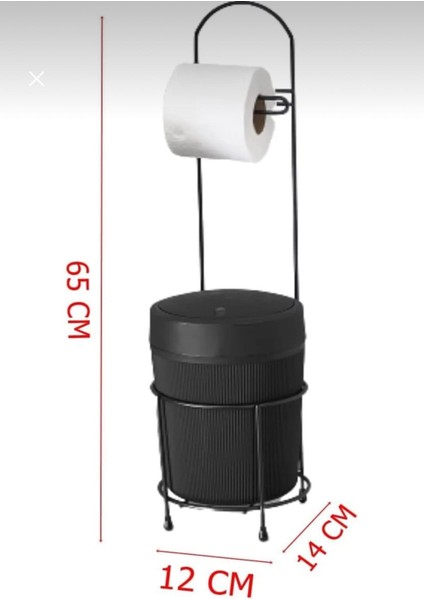 Lüks Banyo Mutfak Çöp Kovası Metal Standlı Tuvalet Wc Kağıtlık Seti fiyatları