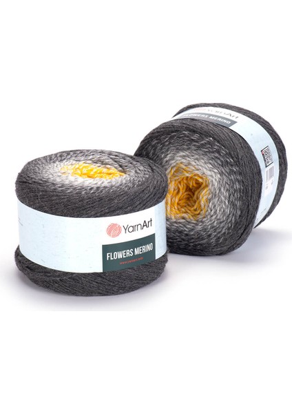 Flowers Merino El Örgü Ipliği 250 gr