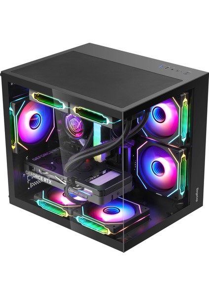 Bisistem Segotep-Bs5-B Brave W1 Intel İ5-14400F 64GB Ram 1tb M.2 SSD RTX3050 Free-Dos Oyuncu Masaüstü Bilgisayar Full Set