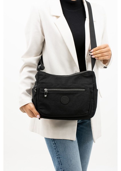 Kadın Çok Gözlü Suya Dayanıklı Paraşüt Kumaş Ayarlanabilir Çapraz Askılı Omuz Çantası fiyatları