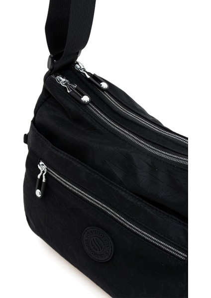 Kadın Çok Gözlü Suya Dayanıklı Paraşüt Kumaş Ayarlanabilir Çapraz Askılı Omuz Çantası indirimleri