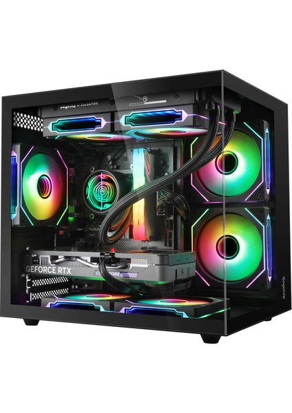 Bisistem Segotep-Bs7-B Brave W1 Intel İ5-14400F 32GB Ram 2tb M.2 SSD RTX3050 Free-Dos Oyuncu Masaüstü Bilgisayar
