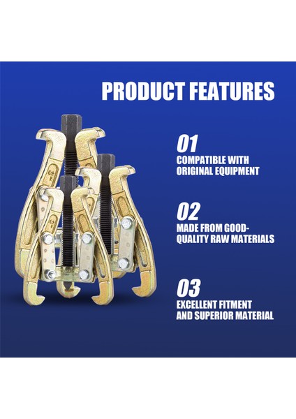 Dişli Çektirme Seti 3 Inç 4 Inç 6 Inç 3 Çeneli Çektirme Seti (Yurt Dışından) fırsatları