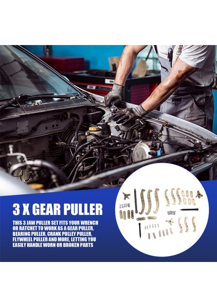 Dişli Çektirme Seti 3 Inç 4 Inç 6 Inç 3 Çeneli Çektirme Seti (Yurt Dışından) indirimleri