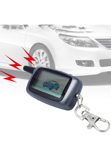 A9 A8 A6 Anahtarlık Için A9 LCD Uzaktan Kumanda Anahtarı (Yurt Dışından)