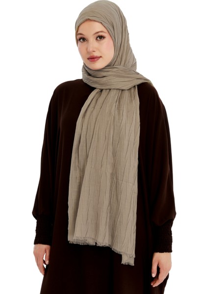 Pliseli Bambu Şal - Mocha fırsatları