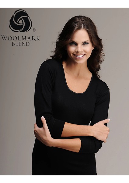 2'li Paket Kadın Ribana Biyeli Yün Uzun Kollu Atlet modelleri