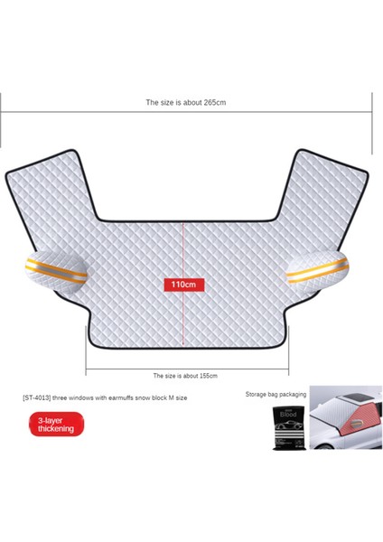 Araba Ön Cam Koruyucu Örtü Kar ve Don Güneş Koruma Örtüsü (Yurt Dışından) modelleri