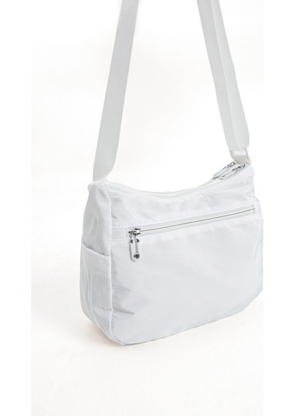 Kadın Çok Gözlü Suya Dayanıklı Paraşüt Kumaş Ayarlanabilir Çapraz Askılı Omuz Çantası