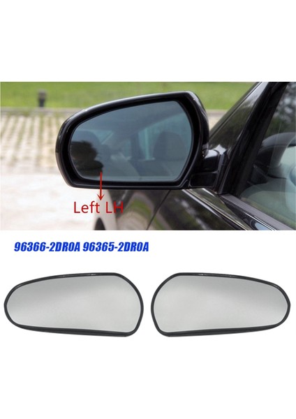 Teana Için 1 Çift Isıtmalı Araba Dikiz Aynası Camı (Yurt Dışından)