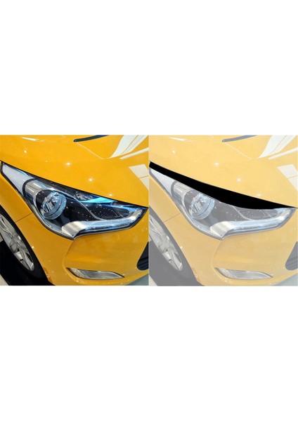 Araba Ön Far Göz Kapağı Kaş Kapağı Trim Sticker Için (Yurt Dışından) modelleri