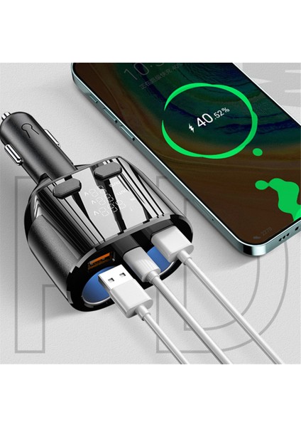 Şarj Cihazı Çakmak Adaptörü Çift Araç Şarj Adaptörü Qc3.0 Hızlı Şarj (Yurt Dışından) modelleri