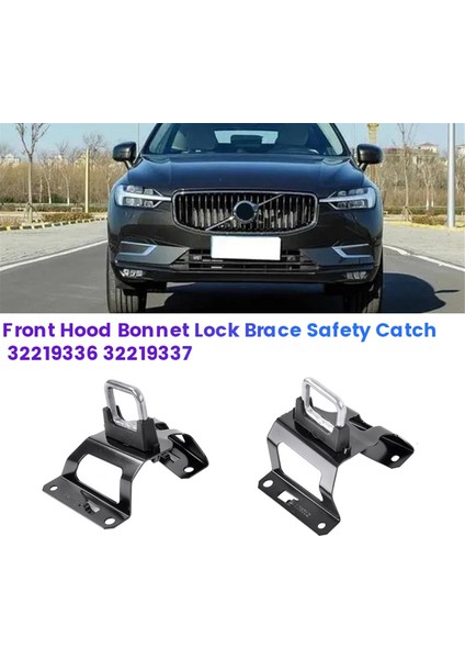 Araba Ön Kaput Kilit Braketi Emniyet Mandalı 32219336 32219337 Için (Yurt Dışından)