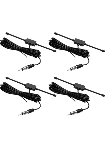 4x Siyah Evrensel Araba Tekne Stereo Am Fm Dipol Anten (Yurt Dışından) fiyatları