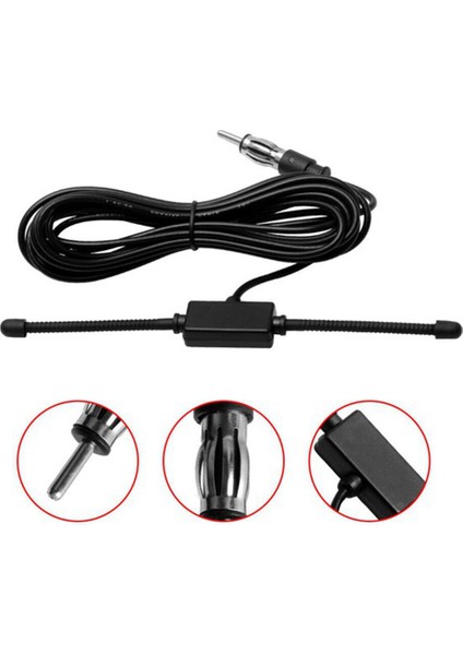 4x Siyah Evrensel Araba Tekne Stereo Am Fm Dipol Anten (Yurt Dışından) fırsatları