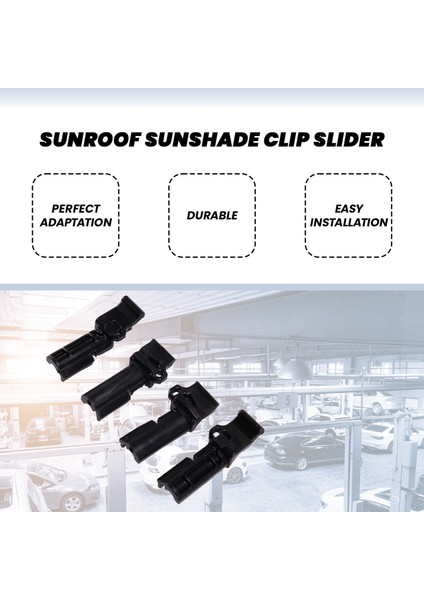 4 Adet Sunroof Güneşlik Klips Kaydırıcı 2012'YE Kadar (Yurt Dışından)