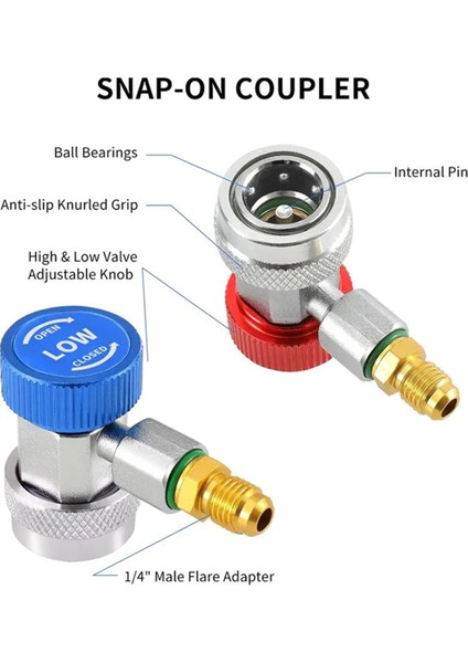 R134A H L Otomatik Araba Hızlı Bağlantı Konnektörü Pirinç Adaptörü (Yurt Dışından) fırsatları