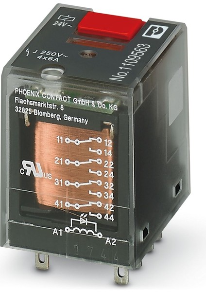 1109563 24V Ac Tek Röle