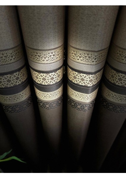 Nivemeshome Samandağ Ft 614286 V_5302 Kahve 1/3 Sık Pileli Fon Perde Apm modelleri