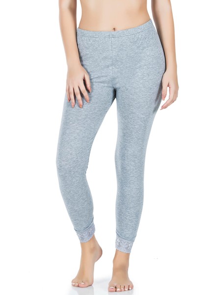 Derya Kurşun Paçası Dantelli Kadın Tayt 422 fiyatları