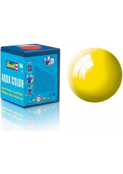 Aqua Color Yellow - Gloss Boya- 18 ml