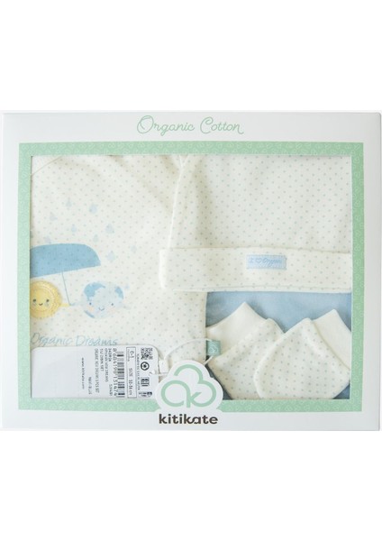 Organik New Dreams 5'li Zıbın Set Mavi