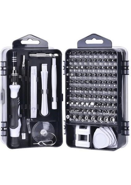 115 In 1 Hassas Tornavida Onarım Alet Manyetik Sürücü Kitli Elektronik Hassas Tornavida Seti ( Lisinya )