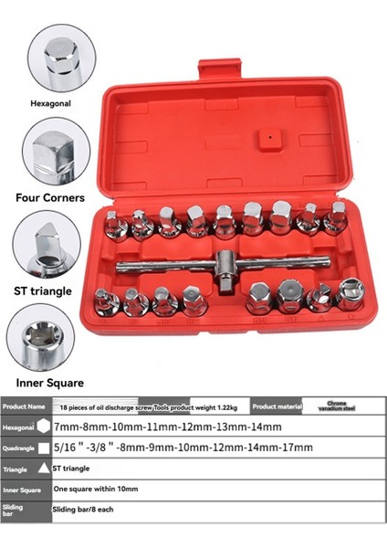 Yağ Karteri Tahliye Aleti Özel Alet Yağ Tahliye Karteri Tahliye Vidası Anahtarı (Yurt Dışından) indirimleri