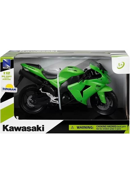 Kawasaki 1/12 ZX-10R 2006 Model Yeşil Motorsiklet fiyatları