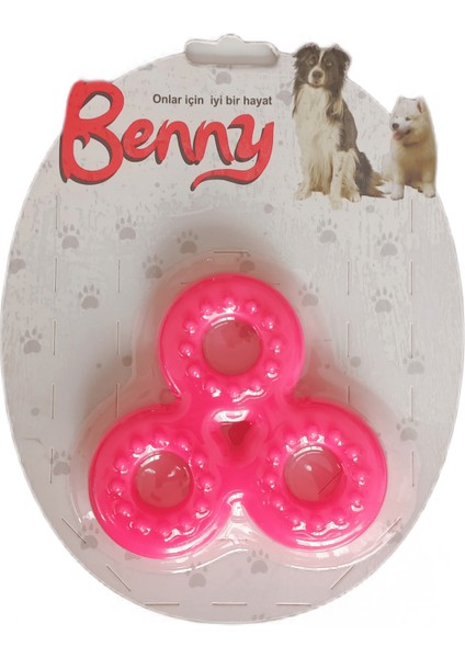 Benny Köpek Oyuncağı Üçlü H 9 x 9 cm Pembe fiyatları