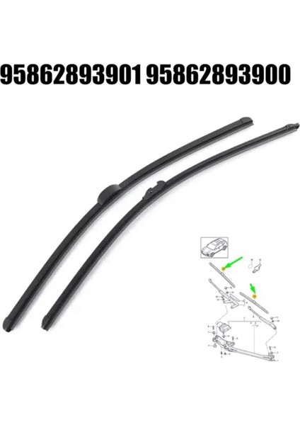 Çift Ön Silecek Lastiği 95862893900 95862893901 (Yurt Dışından) indirimleri