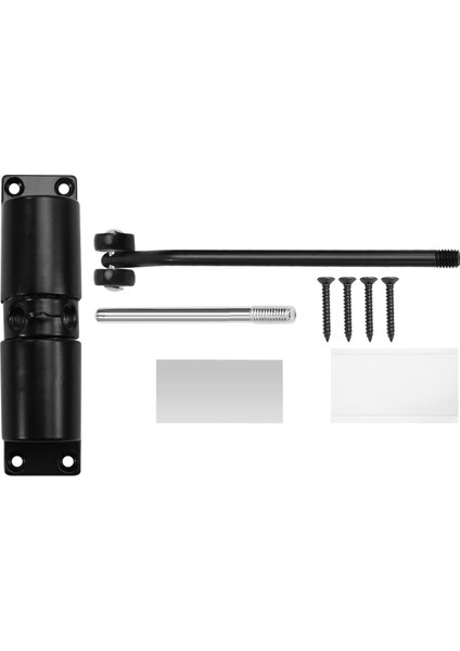 Otomatik Kapı Kapatıcı Ayarlanabilir Ağır Hizmet Tipi Yaylı Kapı Siyah (Yurt Dışından)