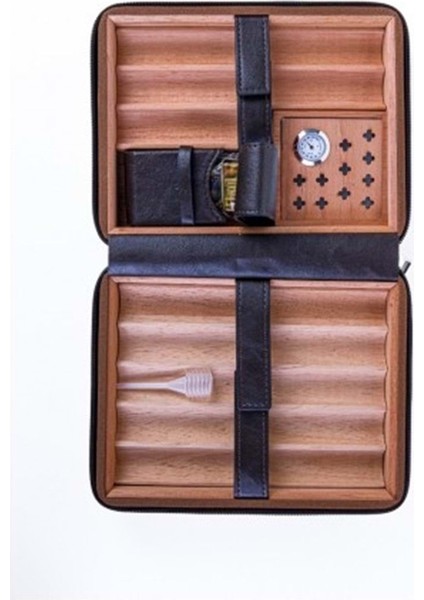 Deri Kaplama 10’lu Seyahat Humidor - PSH077 modelleri